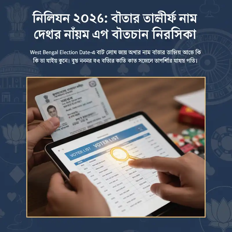 West Bengal Election Date Guide 2026 Banner